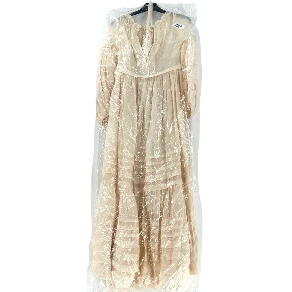 Zimmerman Moonshine Tuck Midi Dress | Size 8 - Picture 2 of 13